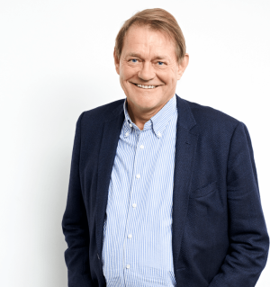 Anders Høiris i podcaststudiet om forandringer