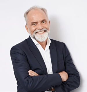 Jens Dalgaard i podcaststudiet om ledelse